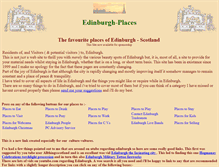 Tablet Screenshot of edinburgh-places.co.uk